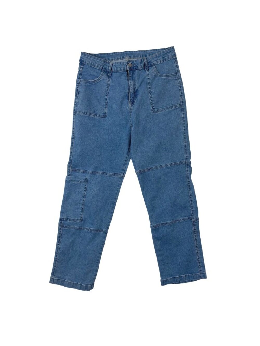 ✨3/$30 Womens 12 Stretch Straight Leg Cargo Jeans